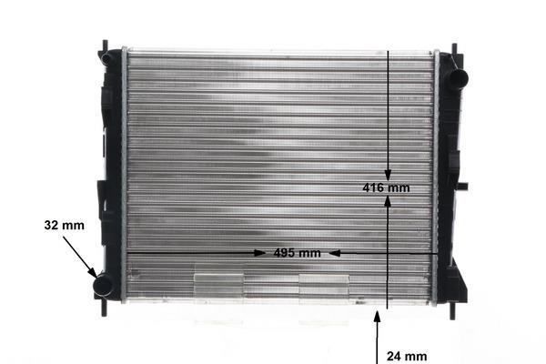 Radiateur moteur (Radiateur de refroidissement) MAHLE Aftermarket CR 1691 000S