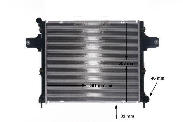 Radiateur moteur (Radiateur de refroidissement) MAHLE Aftermarket ref. CR 1696 000S