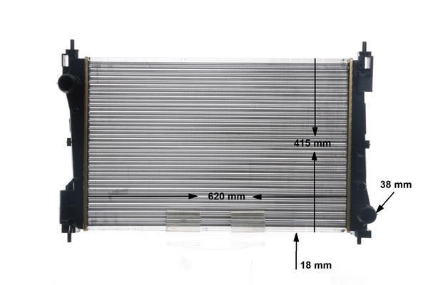 Radiateur moteur (Radiateur de refroidissement) MAHLE Aftermarket CR 1794 000S