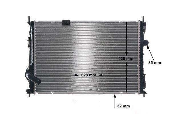 Radiateur moteur (Radiateur de refroidissement) MAHLE Aftermarket CR 2058 000S