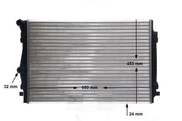 Radiateur moteur (Radiateur de refroidissement) MAHLE Aftermarket CR 2055 001S