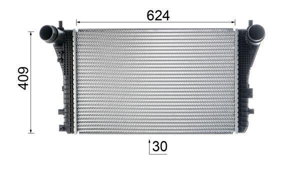 Intercooler, échangeur (Refroidisseur d'air) MAHLE Aftermarket ref. CI 555 000P