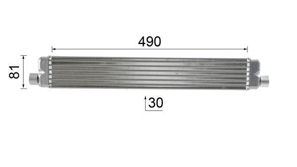 Radiateur d'huile moteur (Refroidisseur d'huile moteur) MAHLE Aftermarket CLC 238 000P