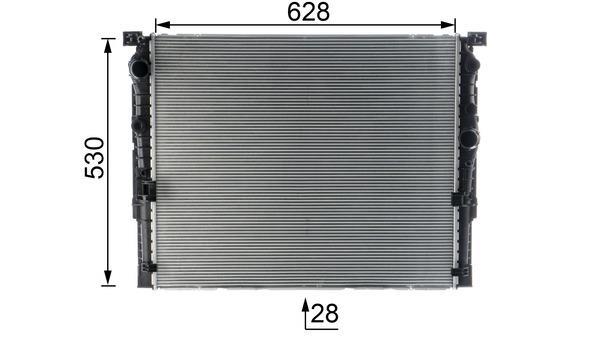 Radiateur moteur (Radiateur de refroidissement) MAHLE Aftermarket CR 2196 000P
