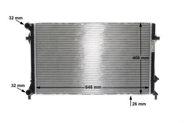 Radiateur moteur (Radiateur de refroidissement) MAHLE Aftermarket ref. CR 30 000S
