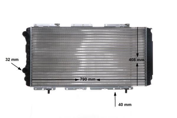 Radiateur moteur (Radiateur de refroidissement) MAHLE Aftermarket ref. CR 34 000S