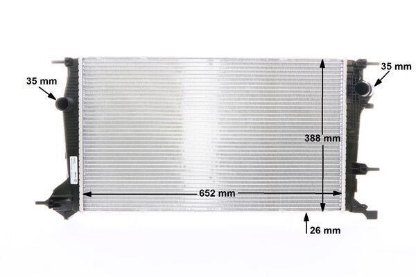 Radiateur moteur (Radiateur de refroidissement) MAHLE Aftermarket ref. CR 21 000S