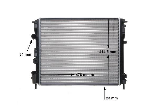 Radiateur moteur (Radiateur de refroidissement) MAHLE Aftermarket ref. CR 35 000S