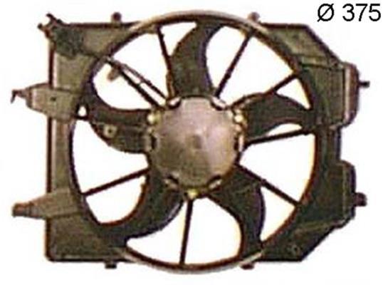 Ventilateur de refroidissement du moteur (Motoventilateur) MAHLE Aftermarket CFF 374 000S