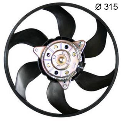 Ventilateur de refroidissement du moteur (Motoventilateur) MAHLE Aftermarket CFF 383 000S