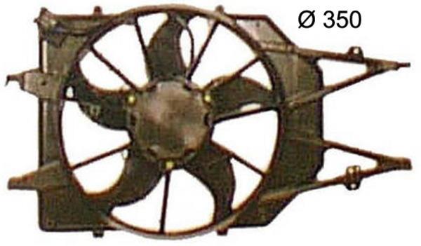 Ventilateur de refroidissement du moteur (Motoventilateur) MAHLE Aftermarket CFF 385 000S