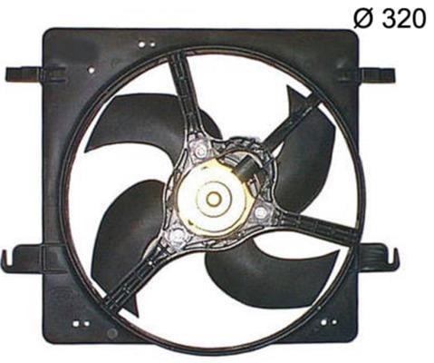 Ventilateur de refroidissement du moteur (Motoventilateur) MAHLE Aftermarket CFF 386 000S