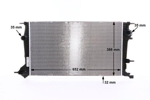 Radiateur moteur (Radiateur de refroidissement) MAHLE Aftermarket ref. CR 24 000S