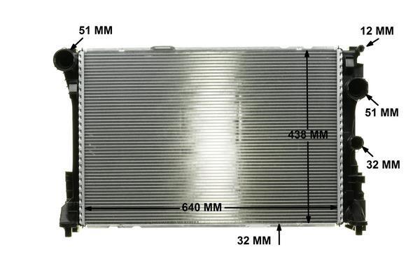 Radiateur moteur (Radiateur de refroidissement) MAHLE Aftermarket ref. CR 83 000P