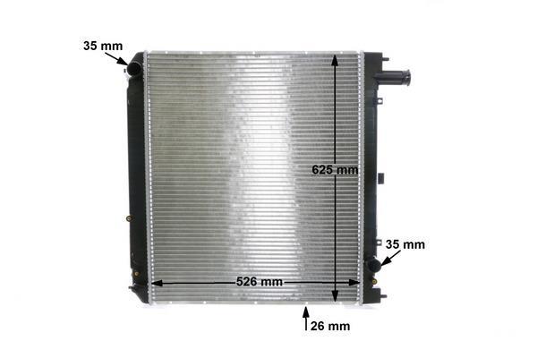 Radiateur moteur (Radiateur de refroidissement) MAHLE Aftermarket CR 126 000S