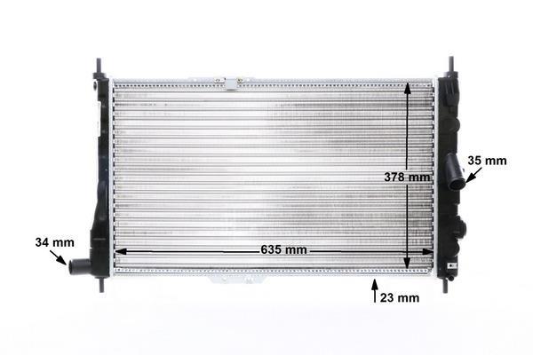 Radiateur moteur (Radiateur de refroidissement) MAHLE Aftermarket CR 135 000S