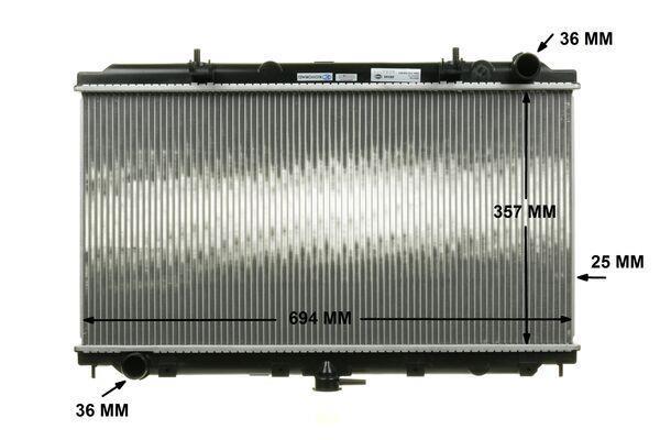 Radiateur moteur (Radiateur de refroidissement) MAHLE Aftermarket CR 138 000S