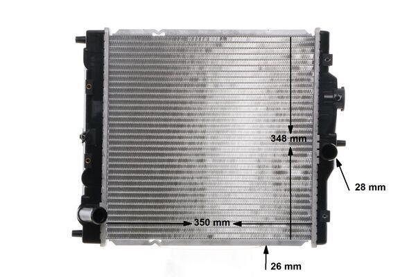 Radiateur moteur (Radiateur de refroidissement) MAHLE Aftermarket CR 194 000S
