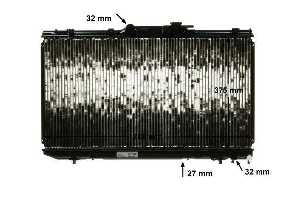 Radiateur moteur (Radiateur de refroidissement) MAHLE Aftermarket CR 198 000S