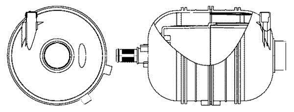 Vase d'expansion, liquide de refroidissement (Réservoir liquide de refroidissement) MAHLE Aftermarket CRT 10 000S
