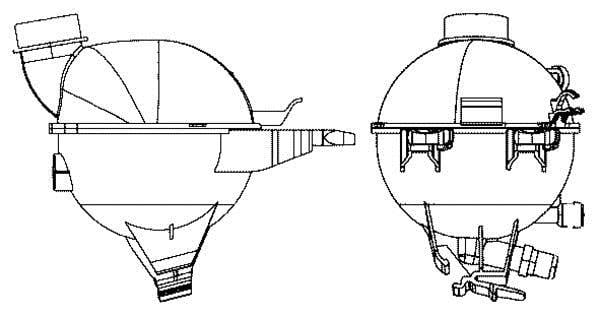Vase d'expansion, liquide de refroidissement (Réservoir liquide de refroidissement) MAHLE Aftermarket CRT 17 000S