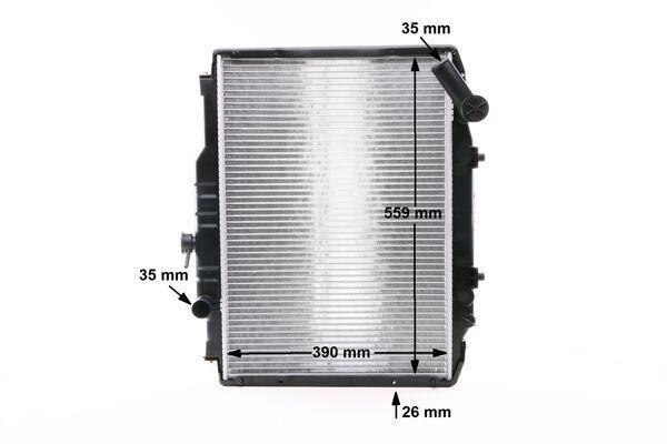Radiateur moteur (Radiateur de refroidissement) MAHLE Aftermarket ref. CR 141 000S