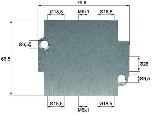 Thermostat, refroidissement d'huile MAHLE Aftermarket TO 15 80