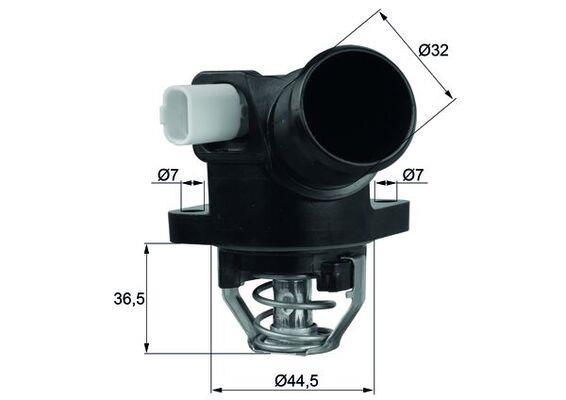 Thermostat d'eau (Calorstat) MAHLE Aftermarket ref. TM 32 103