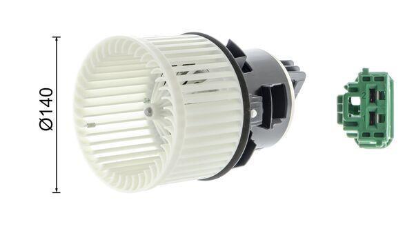 Pulseur d'air habitacle (Ventilateur habitacle) MAHLE Aftermarket ref. AB 281 000P
