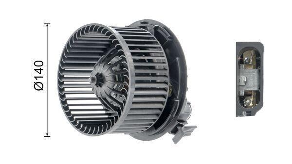 Ventilador habitáculo MAHLE Aftermarket ref. AB 227 000P