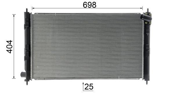 Radiateur moteur (Radiateur de refroidissement) MAHLE Aftermarket CR 1902 000S