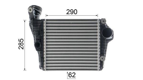 Intercooler, échangeur (Refroidisseur d'air) MAHLE Aftermarket ref. CI 333 000P