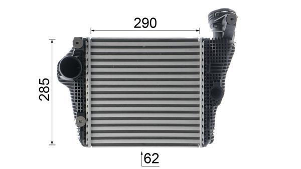 Intercooler, échangeur (Refroidisseur d'air) MAHLE Aftermarket ref. CI 334 000P