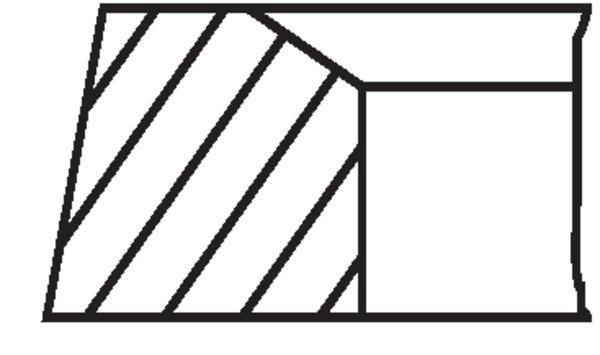 Segmentos de pistão MAHLE Aftermarket ref. 503 60 N0