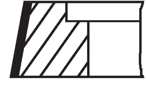 Segmentos de pistão MAHLE Aftermarket ref. 503 97 N0