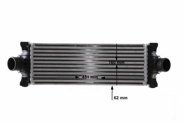 Intercooler, échangeur (Refroidisseur d'air) MAHLE Aftermarket ref. CI 391 000S