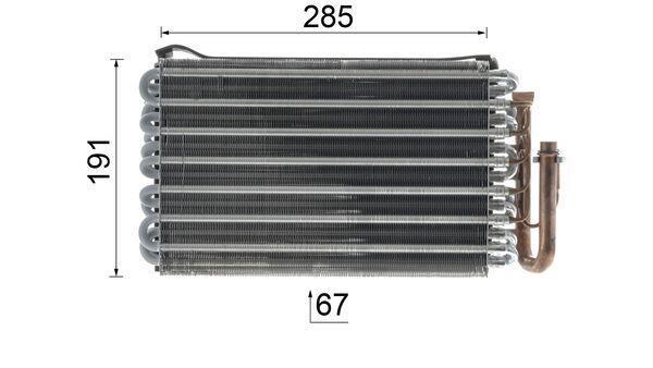 Evaporateur climatisation MAHLE Aftermarket ref. AE 35 000P