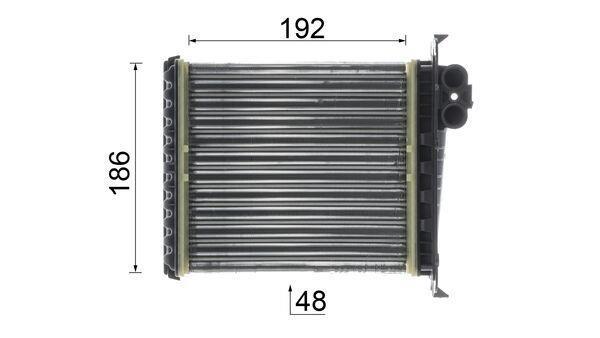 Radiateur de chauffage MAHLE Aftermarket ref. AH 106 000P