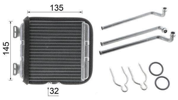 Radiateur de chauffage MAHLE Aftermarket ref. AH 188 000P