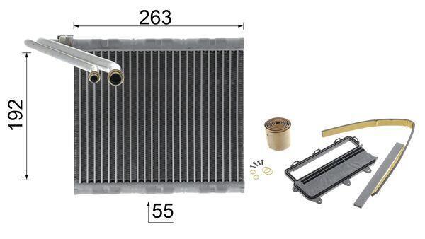 Evaporateur climatisation MAHLE Aftermarket ref. AE 85 000P