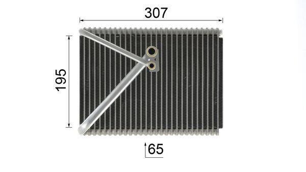 Evaporateur climatisation MAHLE Aftermarket ref. AE 87 000P