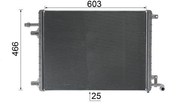 Radiateur basse température, intercooler MAHLE Aftermarket ref. CIR 29 000P