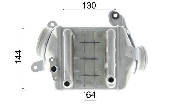 Intercooler, échangeur (Refroidisseur d'air) MAHLE Aftermarket ref. CI 186 000P
