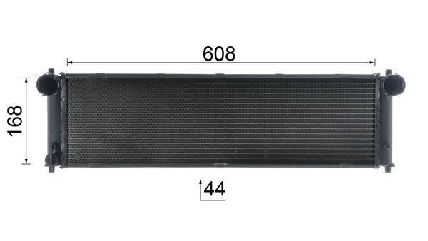 Radiateur moteur (Radiateur de refroidissement) MAHLE Aftermarket CR 1394 000P