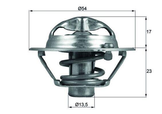 Thermostat d'eau (Calorstat) MAHLE Aftermarket ref. TX 118 82D