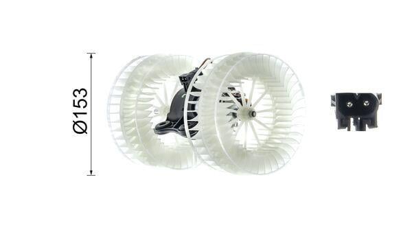 Pulseur d'air habitacle (Ventilateur habitacle) MAHLE Aftermarket ref. AB 39 000P