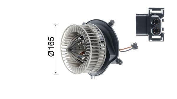 Pulseur d'air habitacle (Ventilateur habitacle) MAHLE Aftermarket ref. AB 70 000P