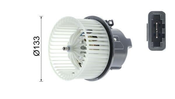 Pulseur d'air habitacle (Ventilateur habitacle) MAHLE Aftermarket ref. AB 120 000P