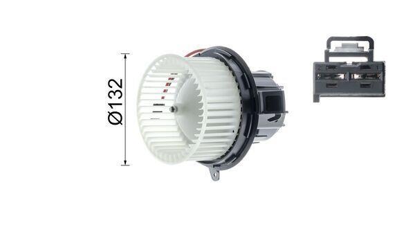 Pulseur d'air habitacle (Ventilateur habitacle) MAHLE Aftermarket ref. AB 147 000P