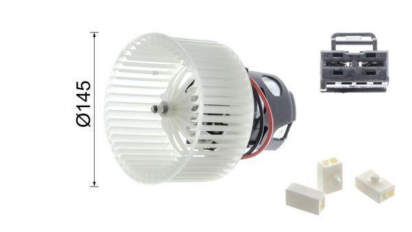 Pulseur d'air habitacle (Ventilateur habitacle) MAHLE Aftermarket ref. AB 150 000P